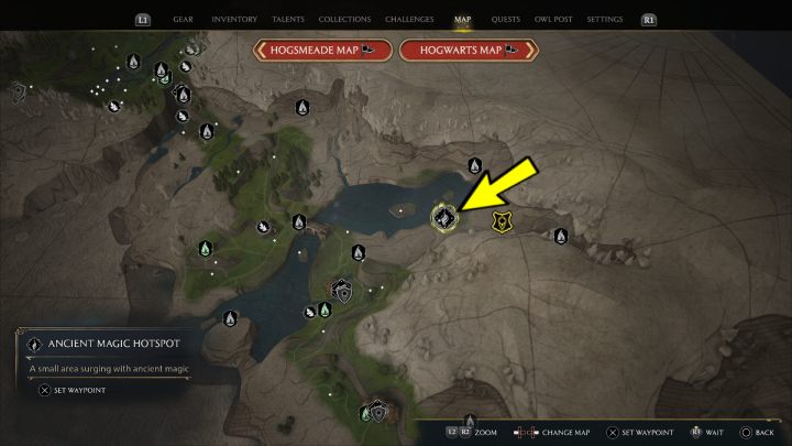 Region: Jezioro Marunweem (Marunweem Lake) - Hogwarts Legacy: Tętniące źródła starożytnej energii (Ancient Magic Hotspots) część 2 - Hogwarts Legacy - poradnik do gry