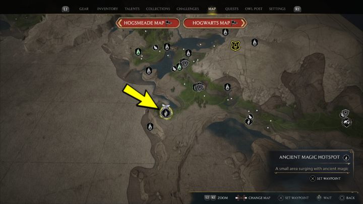 Region: Dwór Cape (Manor Cape) - Hogwarts Legacy: Tętniące źródła starożytnej energii (Ancient Magic Hotspots) część 2 - Hogwarts Legacy - poradnik do gry