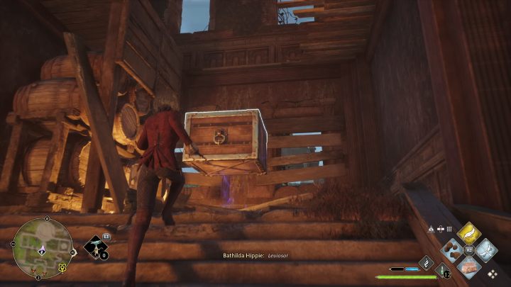 Przeskanujcie teren i rozwalcie deski na suficie zaklęciem Accio - Hogwarts Legacy: Tętniące źródła starożytnej energii (Ancient Magic Hotspots) część 2 - Hogwarts Legacy - poradnik do gry