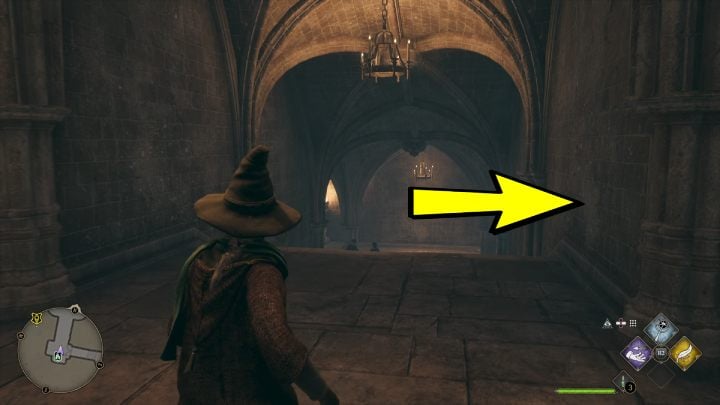 Wejdźcie do mapy i skorzystajcie z płomieni Fiuu (Floo Flame) o nazwie Dolne Wielkie Schody (Lower Grand Staircase) - Hogwarts Legacy: Jak znaleźć Komnatę Tajemnic (The Chamber of Secrets)? - Hogwarts Legacy - poradnik do gry