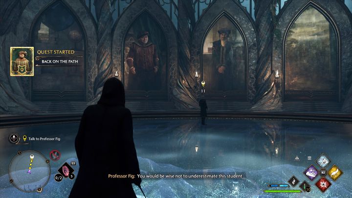 Użyjcie szybkiej podróży, by przenieść się do Komnaty map w Hogwarcie - Hogwarts Legacy: Z powrotem na ścieżce (Back on the Path) - Hogwarts Legacy - poradnik do gry