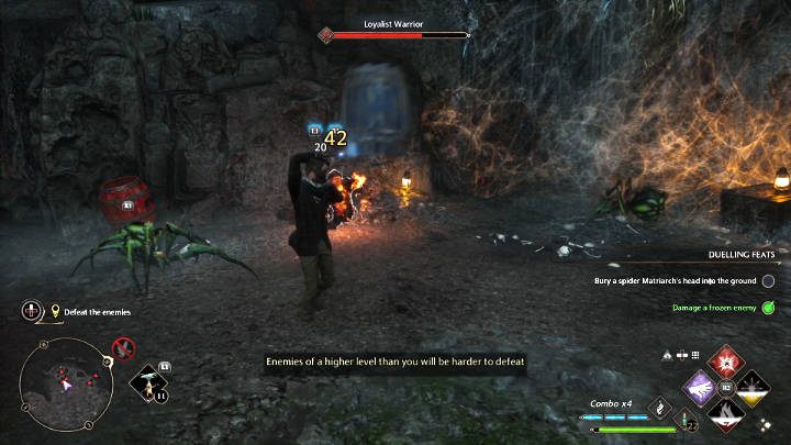 Dotrzecie w końcu do dużej areny, gdzie czeka Was walka z wieloma przeciwnikami - Hogwarts Legacy: W cieniu kopalni (In the Shadow of the Mine) - Hogwarts Legacy - poradnik do gry