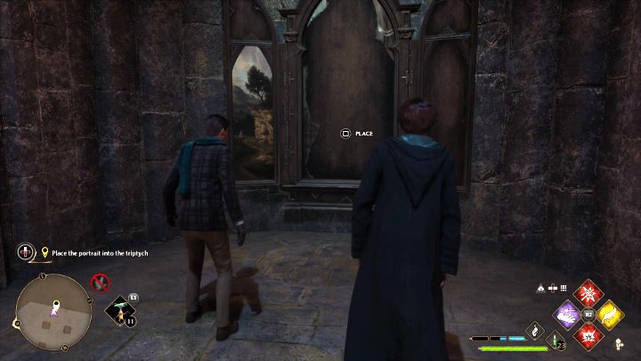 Wróćcie do krypty i włóżcie płótno do tryptyku - Hogwarts Legacy: W cieniu kopalni (In the Shadow of the Mine) - Hogwarts Legacy - poradnik do gry