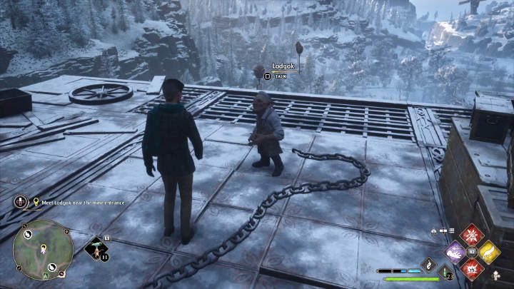 Udajcie się do miejsca wskazanego na mapie świata i porozmawiajcie z Lodgokiem - Hogwarts Legacy: To po goblidegucku (Its all Gobbledegook) - Hogwarts Legacy - poradnik do gry