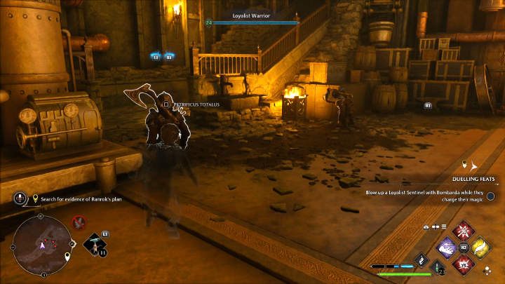 Pokonajcie kilku lojalistów Ranroka i użyjcie zaklęcia Kameleona, aby przejść przez kolejne drzwi z okiem - Hogwarts Legacy: To po goblidegucku (Its all Gobbledegook) - Hogwarts Legacy - poradnik do gry