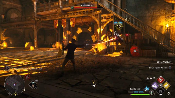 Gdy dotrzecie do większego pomieszczenia, czeka Was walka z kilkoma lojalistami Ranroka - Hogwarts Legacy: To po goblidegucku (Its all Gobbledegook) - Hogwarts Legacy - poradnik do gry