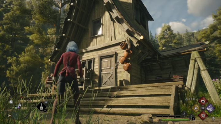 Jedna ze skrzyń jest w wiosce Pitt-Upon-Ford - Hogwarts Legacy: Skrzynie skarbów Torfowiska Północnej Przeprawy (North Ford Bog) - Hogwarts Legacy - poradnik do gry