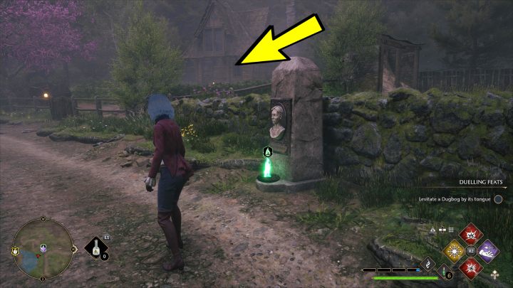 Następna skrzynia jest w wiosce Pitt-Upon-Ford - Hogwarts Legacy: Skrzynie skarbów Torfowiska Północnej Przeprawy (North Ford Bog) - Hogwarts Legacy - poradnik do gry