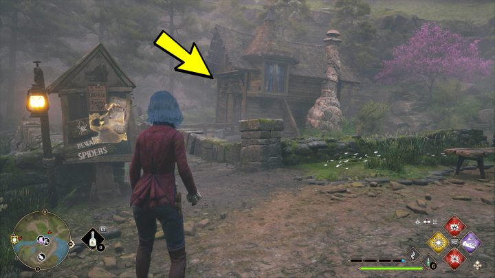 4 skrzynia jest w małej wiosce Pitt-Upon-Ford - Hogwarts Legacy: Skrzynie skarbów Torfowiska Północnej Przeprawy (North Ford Bog) - Hogwarts Legacy - poradnik do gry