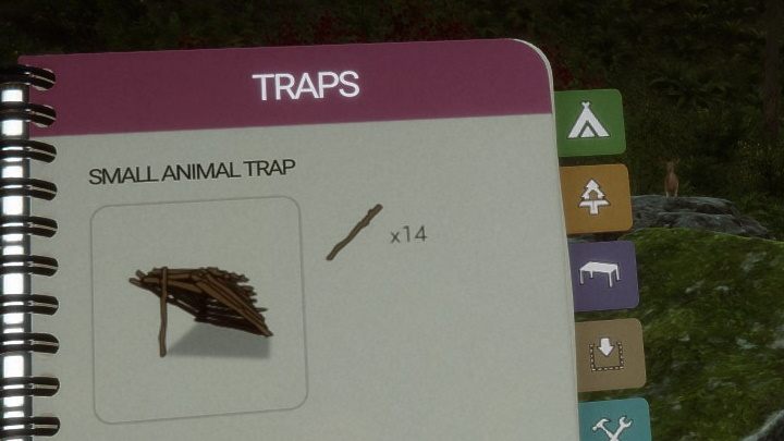 Tę pułapkę zbudujecie za pomocą 14 sztuk Patyków (Stick) - Sons of the Forest: Pułapki - Sons of the Forest - poradnik do gry