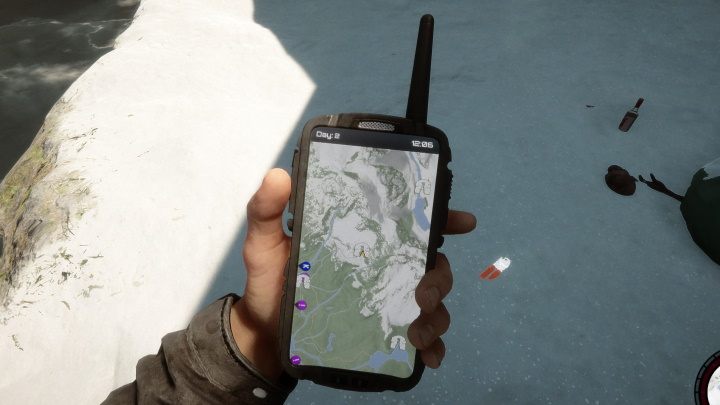 Nadajnik GPS jest dostępny od samego początku gry - Sons of the Forest: Nawigacja - Sons of the Forest - poradnik do gry