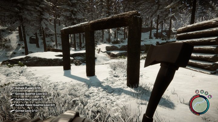 Najpierw zbudujcie szereg podstawowych belek - Sons of the Forest: Elementy schronienia - Sons of the Forest - poradnik do gry