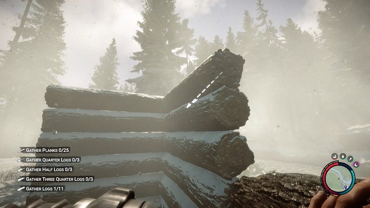 Aby stworzyć dach, najpierw musicie wybudować co najmniej 2 prostopadłe do siebie ściany - Sons of the Forest: Elementy schronienia - Sons of the Forest - poradnik do gry