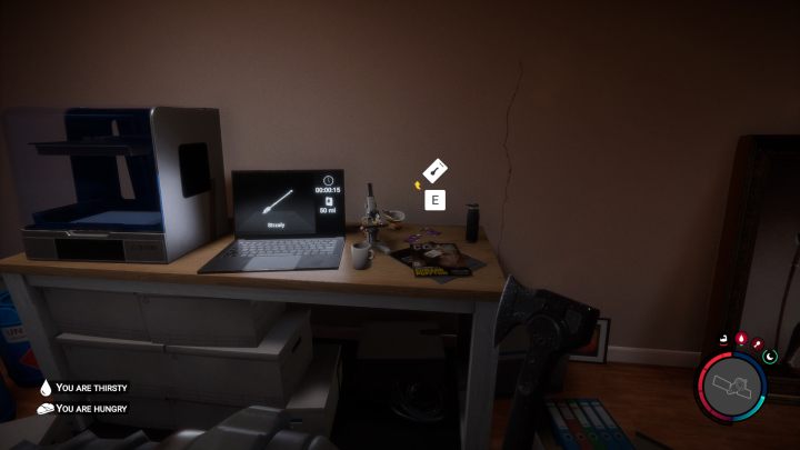 Musicie mieć również na uwadze, że do drukowania potrzebny jest specjalny filament - Sons of the Forest: Drukarka 3D - Sons of the Forest - poradnik do gry