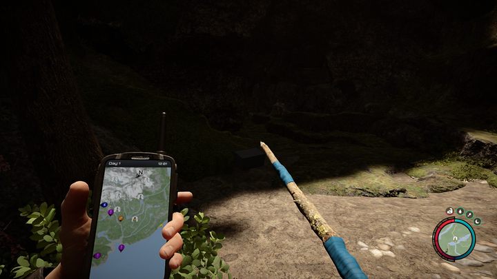 Pistolet linowy skrywa się głęboko w czeluściach w jednej z jaskiń - Sons of the Forest 1.0: Jak zdobyć pistolet linowy? - Sons of the Forest - poradnik do gry
