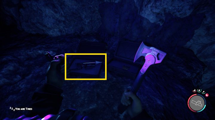 Gdy już będziecie w środku musicie wysadzić stworzenie blokujące przejście w głąb - Sons of the Forest: Gdzie znaleźć łopatę? - Sons of the Forest - poradnik do gry