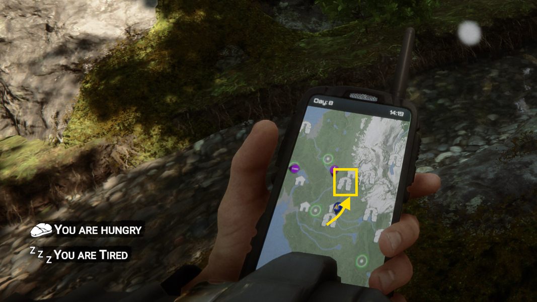 W końcu możecie wyruszyć do jaskini, w której jest się szpadel (link do mapy: Cave #4) - Sons of the Forest: Gdzie znaleźć łopatę? - Sons of the Forest - poradnik do gry