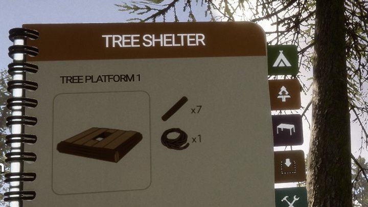 Niewielka platforma, która wymaga małej liczby materiałów do budowy - Sons of the Forest: Schronienia na drzewie - Sons of the Forest - poradnik do gry