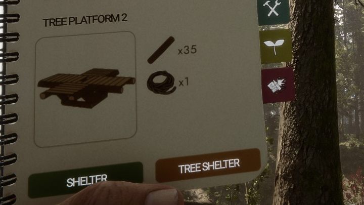 Nieco większa wersja poprzedniej platformy - Sons of the Forest: Schronienia na drzewie - Sons of the Forest - poradnik do gry