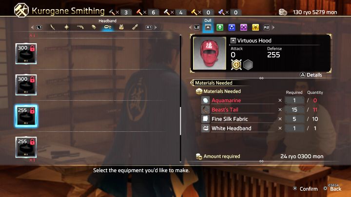 Przyrost Virtue możecie też w dalszej części gry zwiększyć wytwarzając Virtuous Hood u kowala z Kurosane Smithing - Kurogane Smithing (Crafting) - Like a Dragon Ishin: Jak gromadzić reputację Virtue? - Like a Dragon Ishin - poradnik do gry