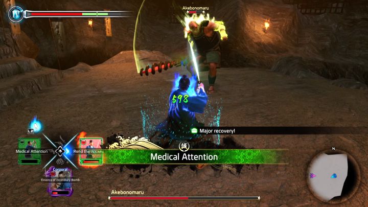 Warto mieć w gotowości dobrą kartę do leczenia Ryomy - Like a Dragon Ishin: Jak pokonać bossa Leader of the Bandits? - Like a Dragon Ishin - poradnik do gry