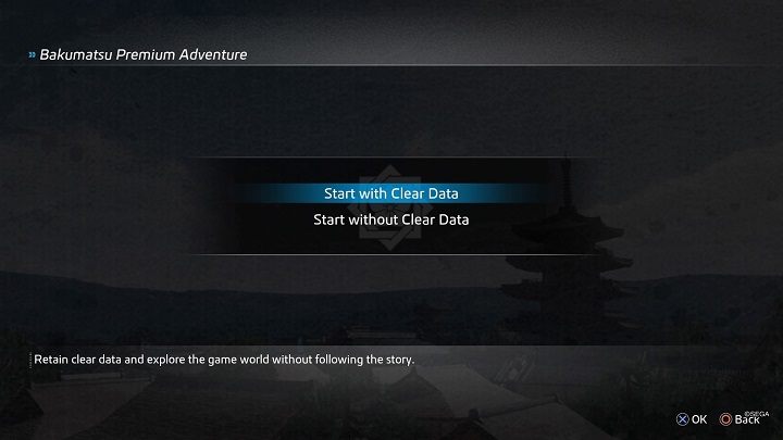 Po pierwszym przejściu gry, tryb Bakumatsu Premium Adventure dostępny będzie w menu głównym, obok pozostałych nowości - Like a Dragon Ishin: Czy jest endgame (Premium Adventure)? - Like a Dragon Ishin - poradnik do gry