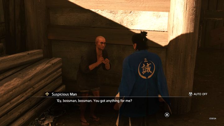 Odblokowanie misji: Po awansowaniu co najmniej do rozdziału 4 znajdźcie Trash Dealera przy północnej bramie wyjściowej z dzielnicy Mukurogai - Like a Dragon Ishin: Lista Substories - dzielnica Mukurogai - Like a Dragon Ishin - poradnik do gry