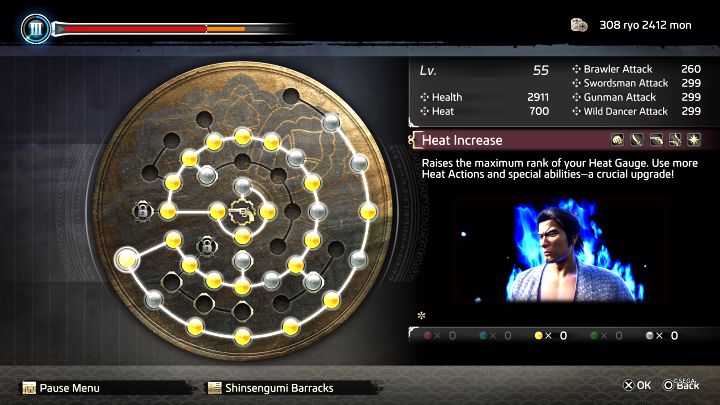 Heat to energia zużywana do aktywowania Heat Actions, tzn - Like a Dragon Ishin: Jak wydłużać paski Health i Heat? - Like a Dragon Ishin - poradnik do gry