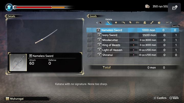 Pospolite bronie możecie z kolei łatwo kupować u handlarzy bronią Arms Dealer - mają oni swoje sklepy w dzielnicach Rakugai i Mukurogai - Like a Dragon Ishin: Crafting w Kurogane Smithing - Like a Dragon Ishin - poradnik do gry