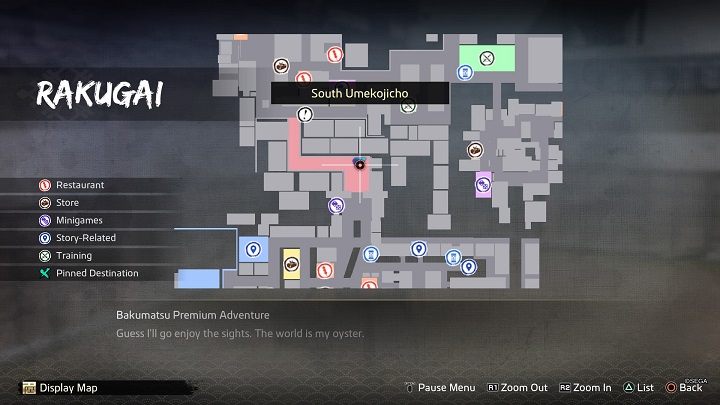 Battered Defender znajduje się w dzielnicy Rakugai, na ulicy South Umekojicho niedaleko bramy prowadzącej do Fushimi - Like a Dragon Ishin: Nawiązywanie przyjaźni (Bonds) - Like a Dragon Ishin - poradnik do gry