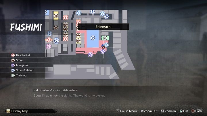 Frequently Lost Courier próbuje się odnaleźć we wschodniej części dzielnicy Fushimi, na ulicy Shinmachi niedaleko gospody Teradaya - Like a Dragon Ishin: Nawiązywanie przyjaźni (Bonds) - Like a Dragon Ishin - poradnik do gry