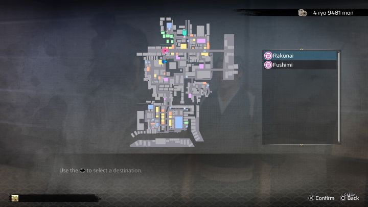 Początkowo dostępne są tylko 3 punkty szybkiej podróży - w dzielnicach Fushimi, Rakunai i Rakugai - Like a Dragon Ishin: Czy jest szybka podróż (fast travel)? - Like a Dragon Ishin - poradnik do gry