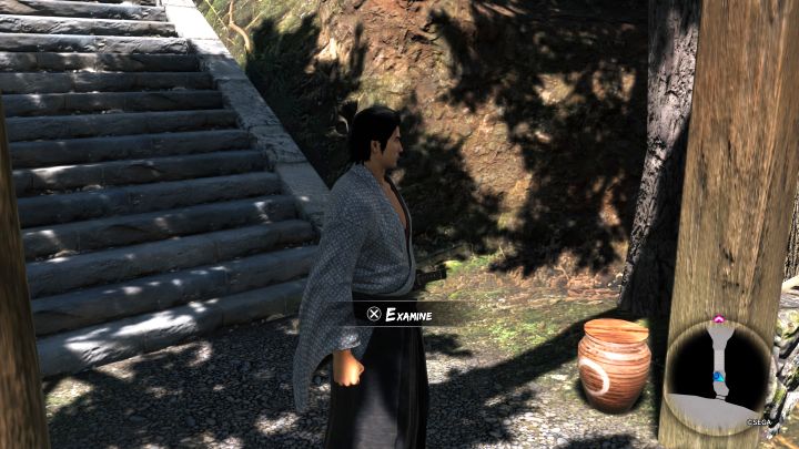 W odwiedzanych lokacjach możecie często odnajdywać dzbanki z namalowanym O - Like a Dragon Ishin: Porady na start - Like a Dragon Ishin - poradnik do gry