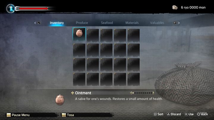 Inwentarz głównego bohatera domyślnie może pomieścić 25 przedmiotów - Like a Dragon Ishin: Jak zwiększyć pojemność inwentarza? - Like a Dragon Ishin - poradnik do gry