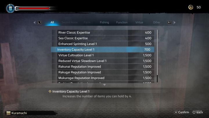 Jest opcja na zwiększanie pojemności inwentarza - Like a Dragon Ishin: Jak zwiększyć pojemność inwentarza? - Like a Dragon Ishin - poradnik do gry