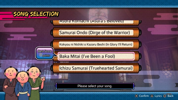 Sposób odblokowania: Zaśpiewano wszystkie piosenki w Utamaruya - Like a Dragon Ishin: Trofea / Osiągnięcia - lista wszystkich, poradnik trofeowy - Like a Dragon Ishin - poradnik do gry