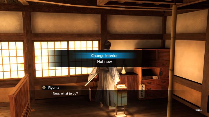 Zakupiony wystrój od razu zostanie nałożony na wnętrze domu, ale nie ma obowiązku żeby pozostać z nim do samego końca gry - Like a Dragon Ishin: Jak zmienić wystrój farmy w Another Life? - Like a Dragon Ishin - poradnik do gry