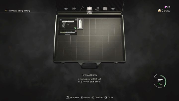 Najlepszy sposób na leczenie to First Aid Spray, dzięki któremu możecie odzyskać pełny pasek zdrowia - Resident Evil 4 Remake: Jak się leczyć i jak wydłużać pasek zdrowia? - Resident Evil 4 Remake - poradnik do gry