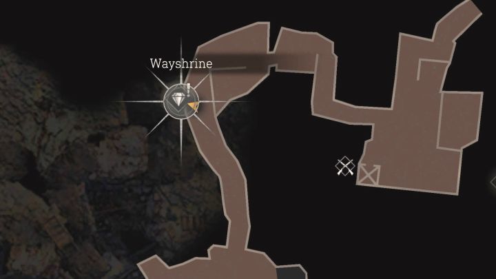 Wayshrine jest na północ od głównej części kameniołomu (m - Resident Evil 4 Remake: Sekrety Wayshrine (kapliczki w Village) - Resident Evil 4 Remake - poradnik do gry