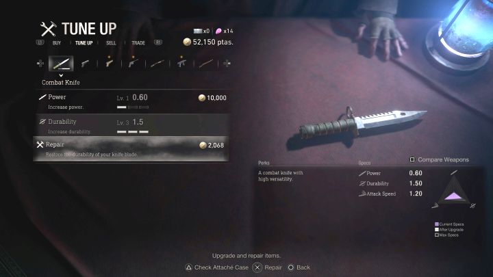 W grze możecie naprawiać Combat Knife - Resident Evil 4 Remake: Jak naprawiać nóż (Combat Knife)? - Resident Evil 4 Remake - poradnik do gry