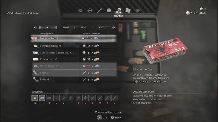 Na samym początku będziecie musieli wejść do menu poprzez ekwipunek lub otwarcie mapy - Resident Evil 4 Remake: Crafting - Resident Evil 4 Remake - poradnik do gry