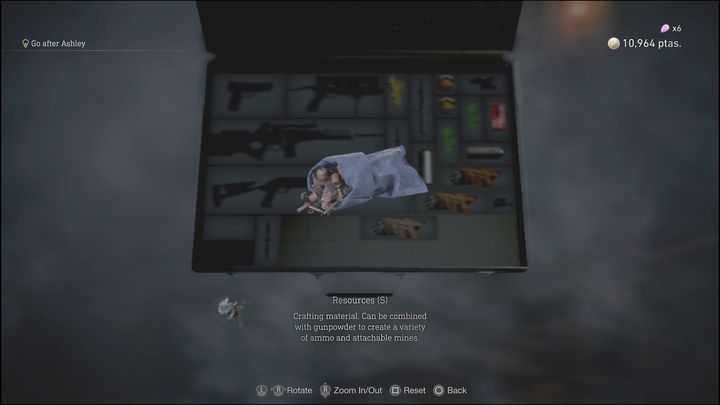 Wymogiem do tego, aby móc cokolwiek stworzyć, jest posiadanie (w przypadku przedmiotów i amunicji) między innymi pewnej ilości Gunpowder oraz Resources (S) lub (L) - Resident Evil 4 Remake: Crafting - Resident Evil 4 Remake - poradnik do gry