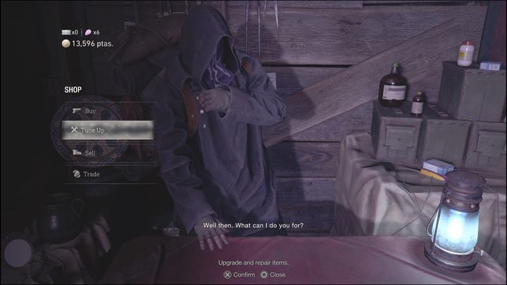 Aby wasz oręż stawał się coraz lepszy, musicie nieustannie go ulepszać, a zrobić to możecie jedynie u Merchanta - Resident Evil 4 Remake: Ulepszanie broni - Resident Evil 4 Remake - poradnik do gry