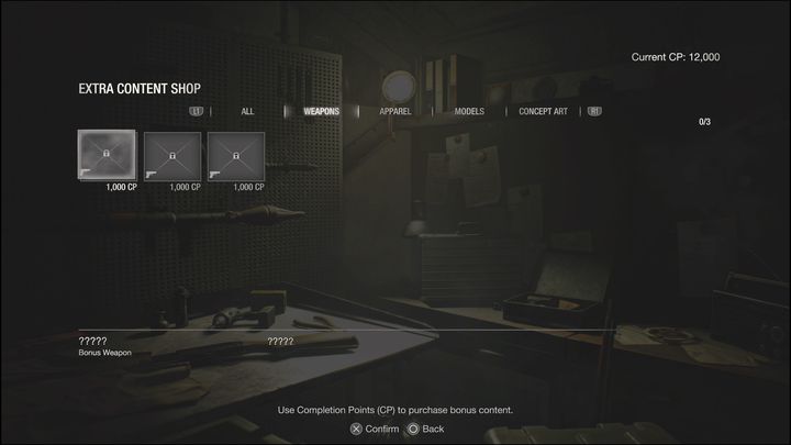 Każda z bonusowych broni kosztuje tysiąc CP - Resident Evil 4 Remake: Content Shop - Resident Evil 4 Remake - poradnik do gry