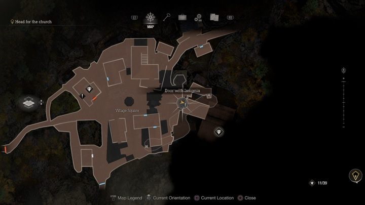 Drugie drzwi z insygnium (Door with Insignia) znajdują się w lokacji Village Square - w tej samej, w której musieliście stoczyć walkę z dużą grupą wściekłych mieszkańców - Resident Evil 4 Remake: Jak otworzyć Door with Insignia? - Resident Evil 4 Remake - poradnik do gry