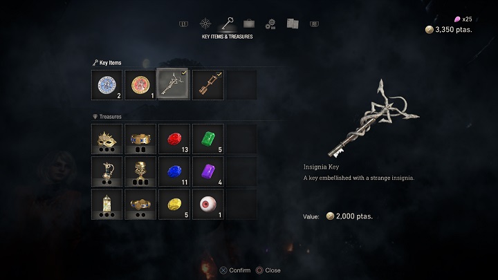 Po otwarciu trzech wymienionych wyżej drzwi z insygniami (Door with Insignia) możecie sprzedać klucz i zyskać w ten sposób 2 000 peset (Pesetas) - Resident Evil 4 Remake: Jak otworzyć Door with Insignia? - Resident Evil 4 Remake - poradnik do gry