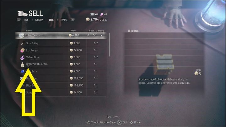 Zazwyczaj skarby, które można łączyć, będą miały obok siebie puste pola na kamienie - Resident Evil 4 Remake: Porady na start - Resident Evil 4 Remake - poradnik do gry