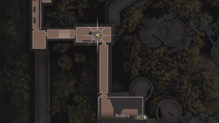 Księga leży na stole w pomieszczeniu na północ od Bindery - Resident Evil 4 Remake: Sekrety Files - Castle - Resident Evil 4 Remake - poradnik do gry