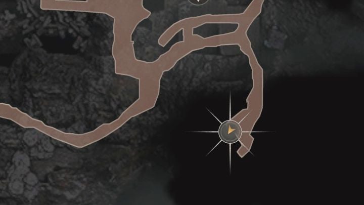 Do zbadania jest tablica nagrobkowa w jaskini niedaleko miejsca rozpoczęcia eksploracji wyspy, na południe od Wharf i pierwszego sklepu - Resident Evil 4 Remake: Sekrety Files - Island - Resident Evil 4 Remake - poradnik do gry