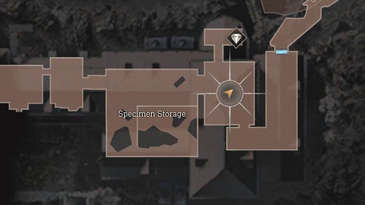 Dokument leży na biurku obok Specimen Storage, do którego dociera się od strony Cliffside Ruins - Resident Evil 4 Remake: Sekrety Files - Island - Resident Evil 4 Remake - poradnik do gry